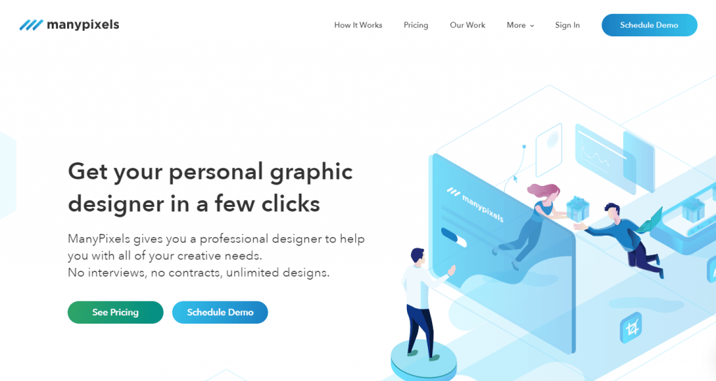 Graphic design company in USA Manypixels