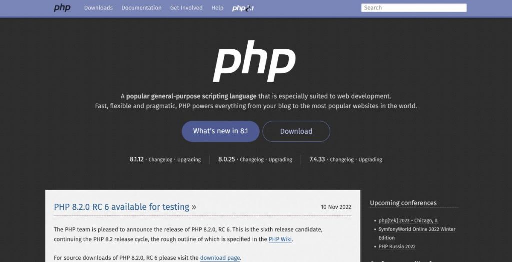 php for blockchain