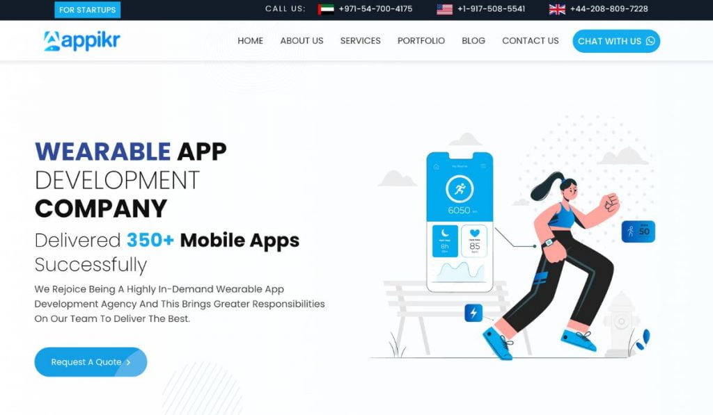 Appikr Wearable app development firm