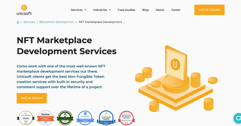 Unicsoft NFT marketplace developer