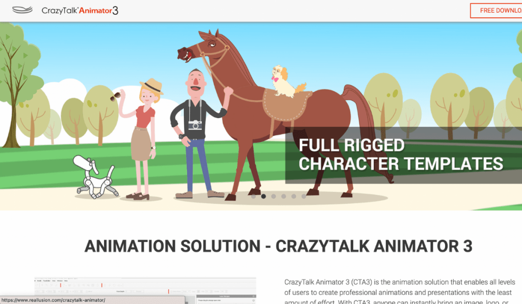 crazytalk 2D animation Software