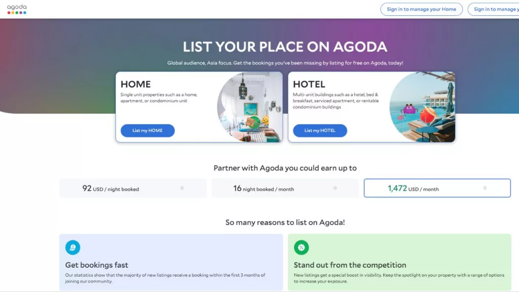Agoda Airbnb App like