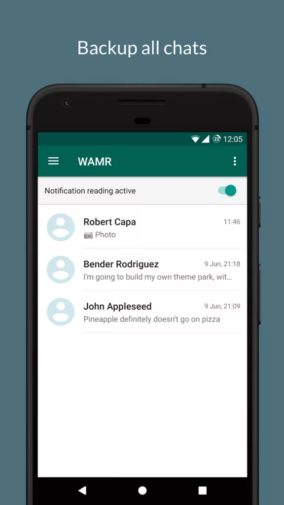 WAMR App For WhatsApp