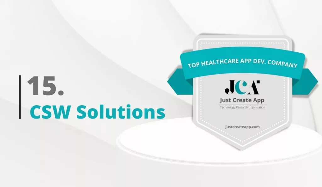 Custom Healthcare software development company - CSW Solutions