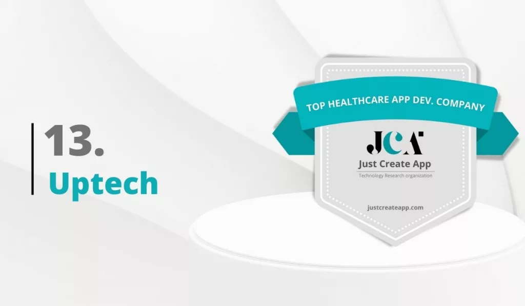 Healthtech software development firm: Uptech