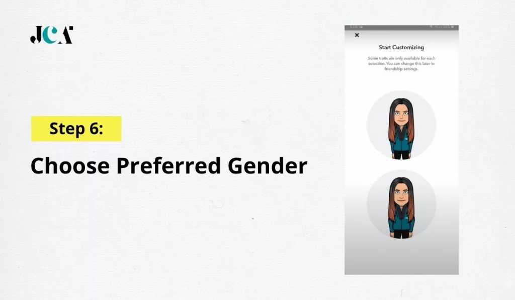 Choose Preferred Gender