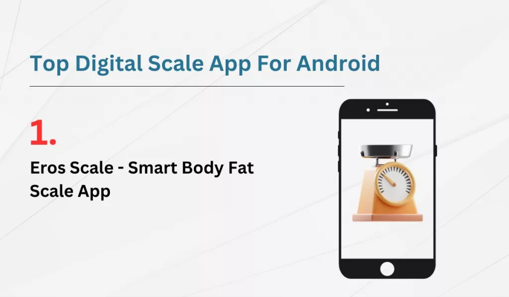Eros Scale - Smart Body Fat Scale App