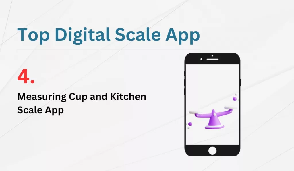 Measuring Cup and Kitchen Scale App