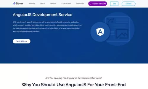 AngularJS Development Company Zibtek