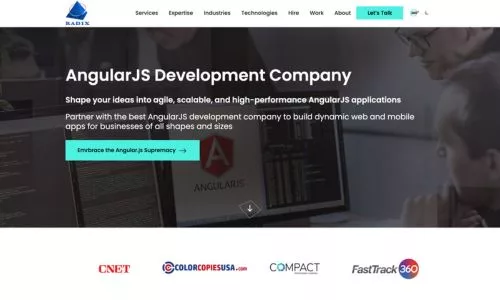 Radix Web AngularJS Development Company