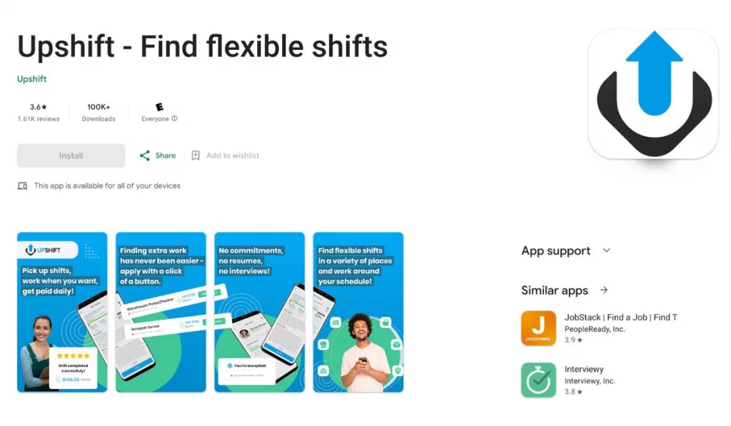Upshift App: Alternative to ShiftSmart