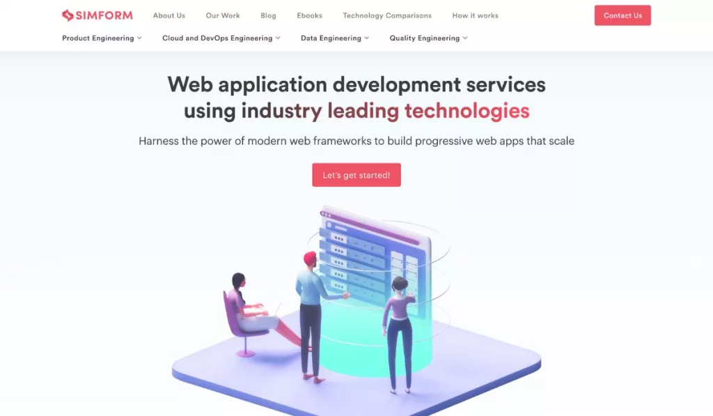 Simform Web App development company