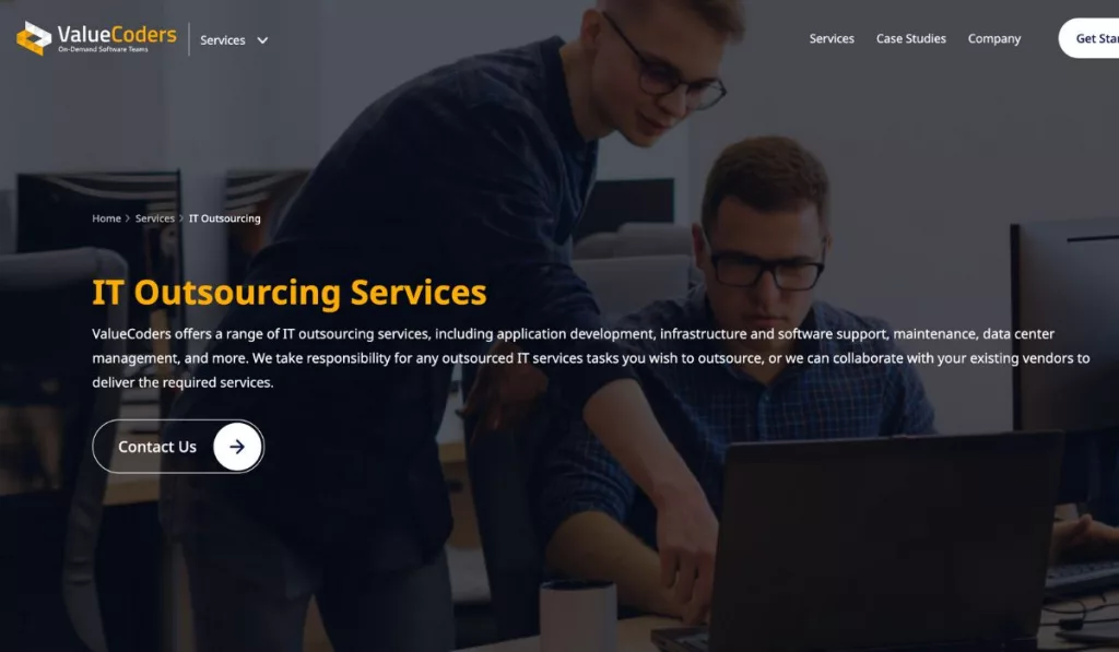 IT Service Outsourcing Company in USA - ValueCoders