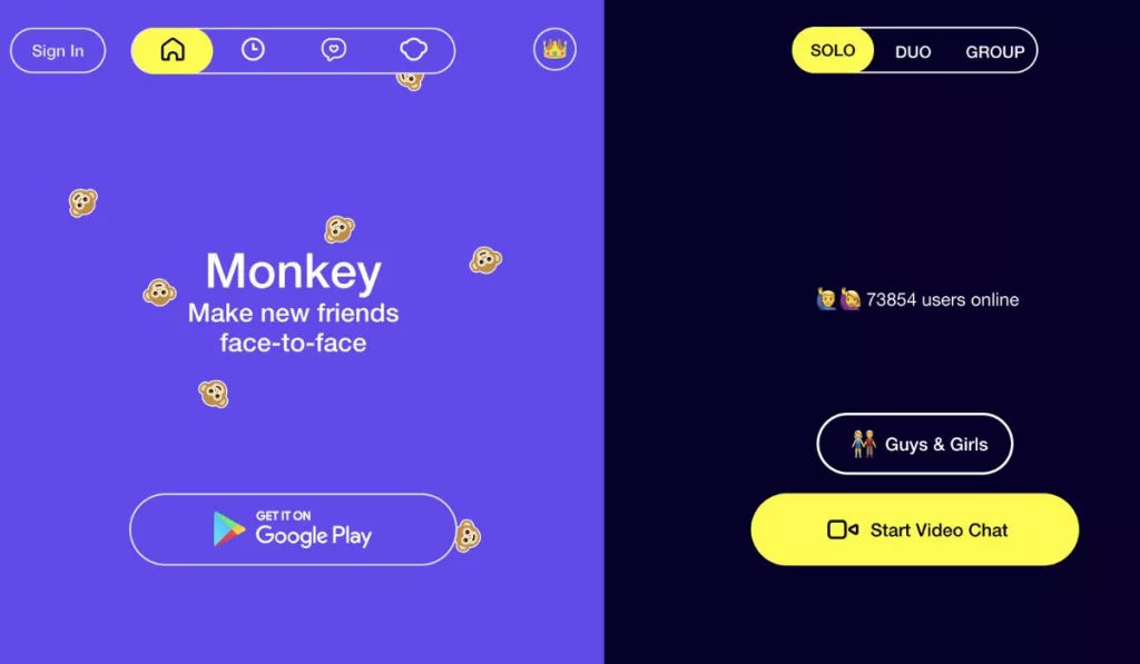 Monkey Chat App