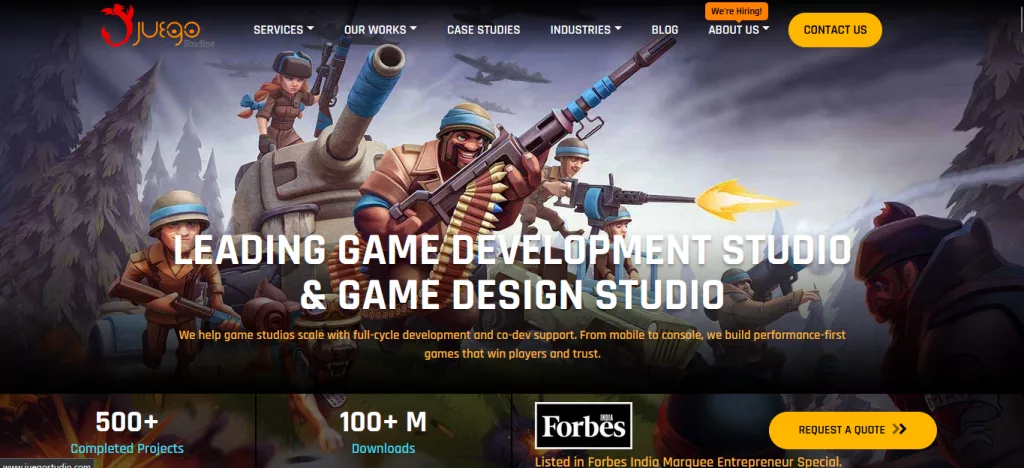 Unreal Engine Game Development Company USA