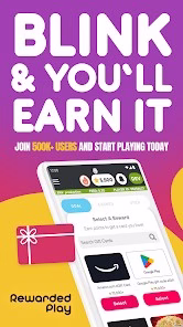 Official Google Play listing screenshot: Rewarded Play (developer-provided image).