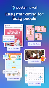 PosterMyWall design app preview. Image credit linked at end
