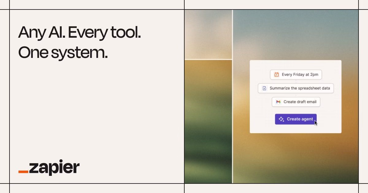 Zapier AI official platform illustration