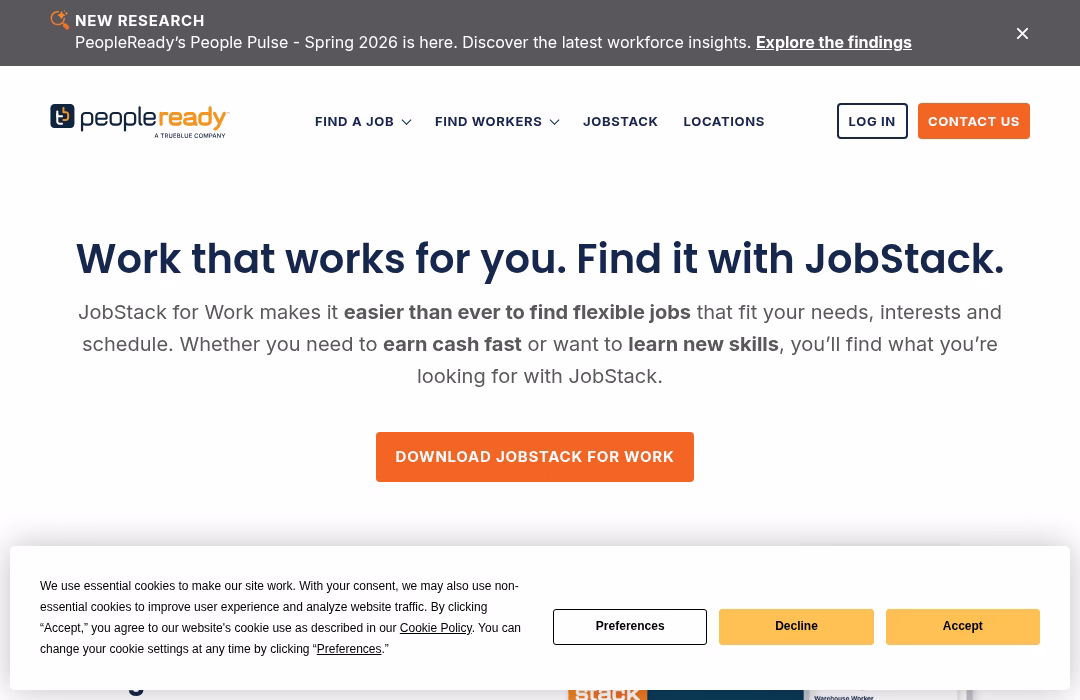 Official PeopleReady JobStack preview