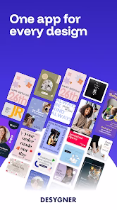 Desygner design app preview. Image credit linked at end