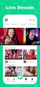 YouNow mobile app preview
