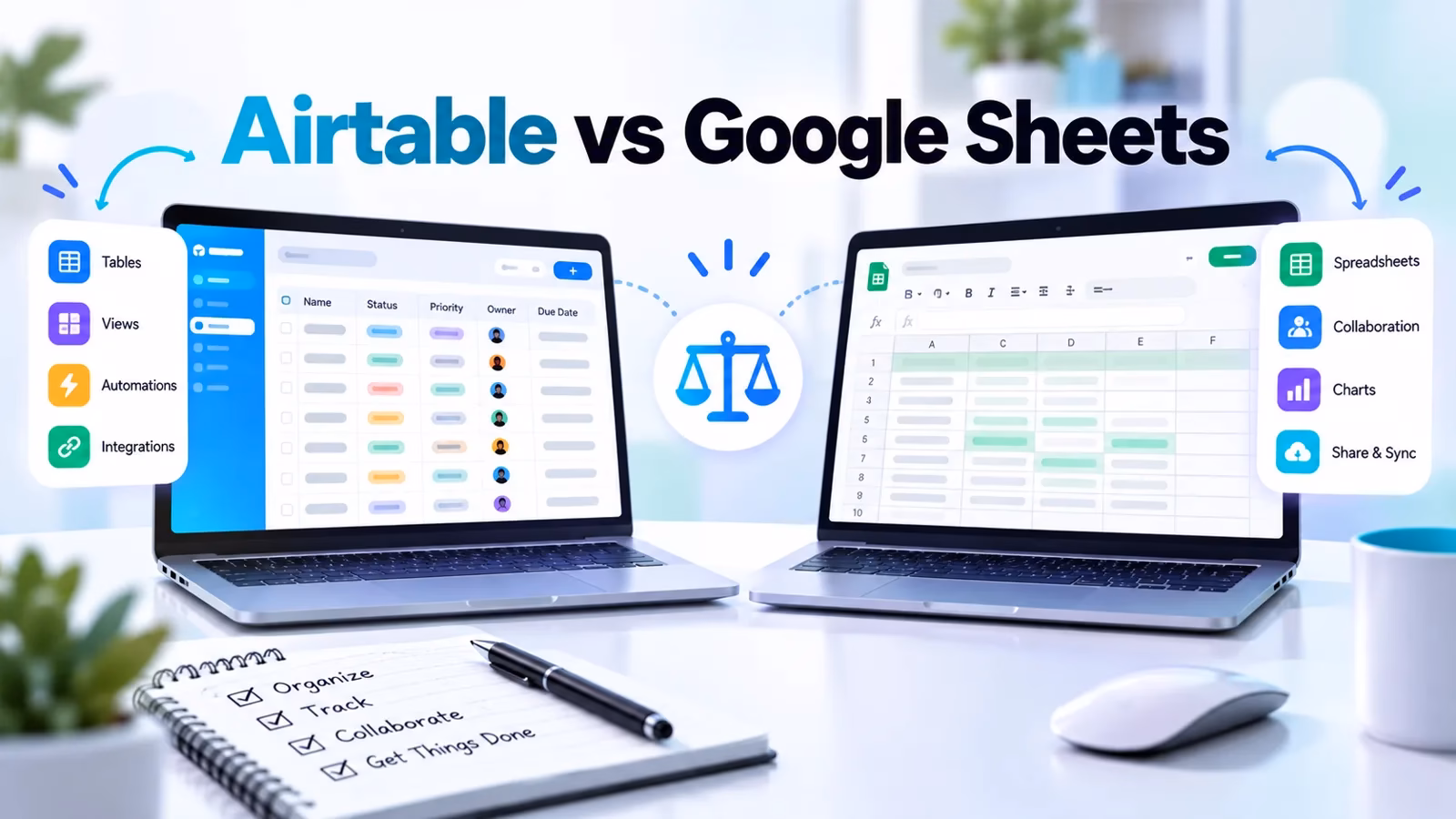 Airtable vs Google Sheets: Structured Records vs Spreadsheets