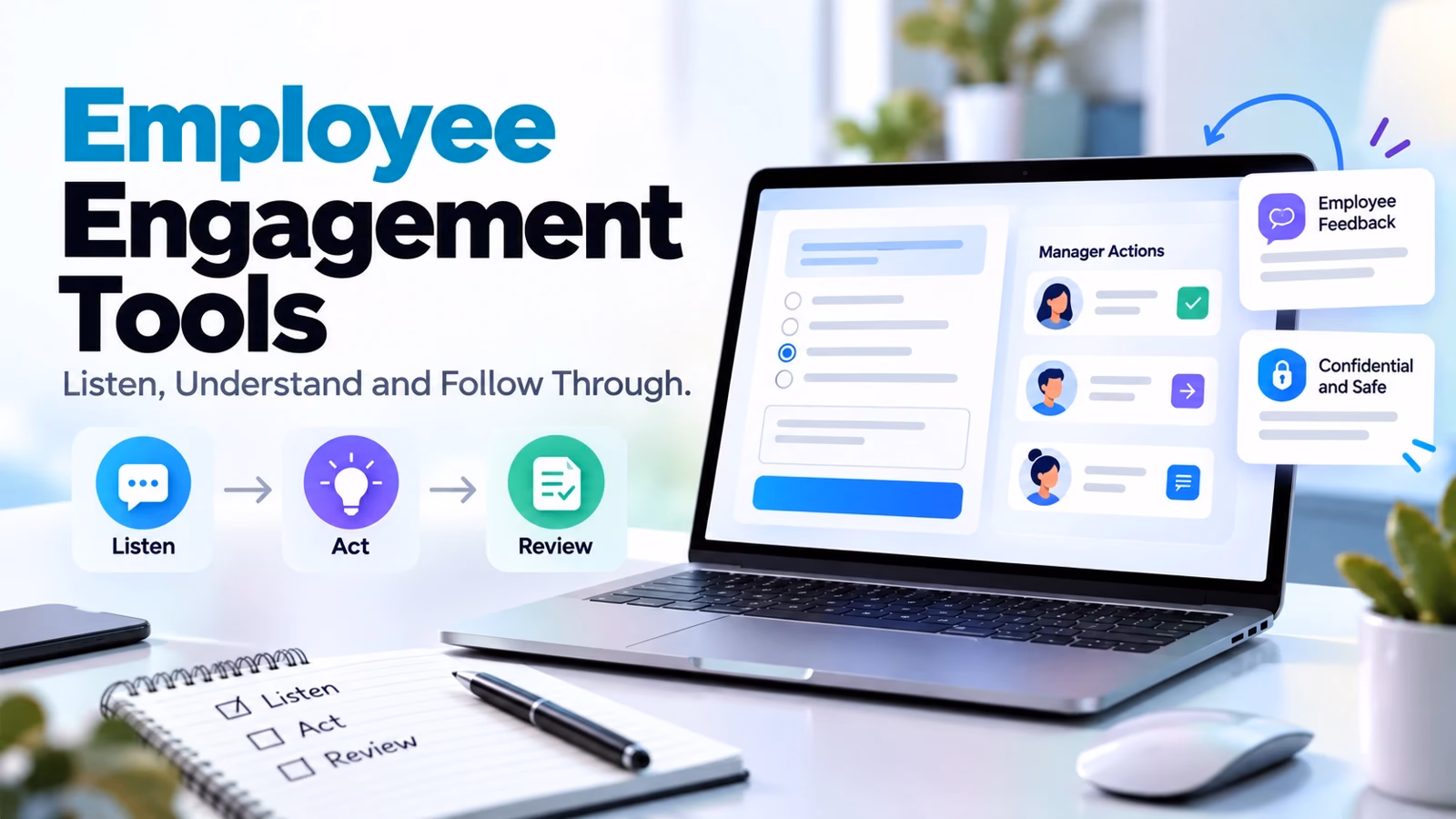 Employee Engagement Tools: 12 Ways to Listen and Follow Through