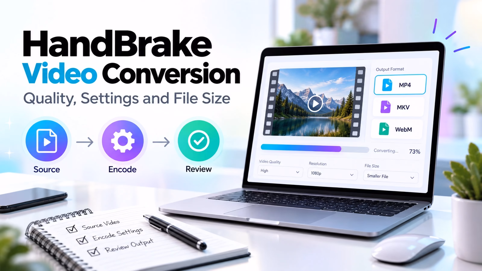 HandBrake Video Conversion: Settings, Quality and File Size Tradeoffs