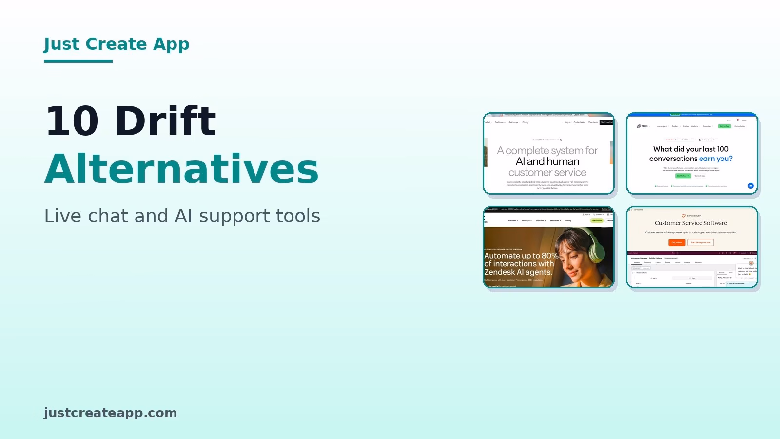 10 Drift Alternatives for Live Chat and AI Customer Support