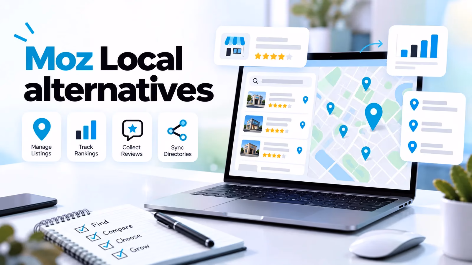 Moz Local Alternatives: Listings, Reviews and Local Reporting