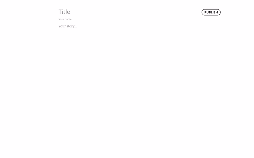 Telegraph editor in October 2026, an empty page with title, name, and story fields