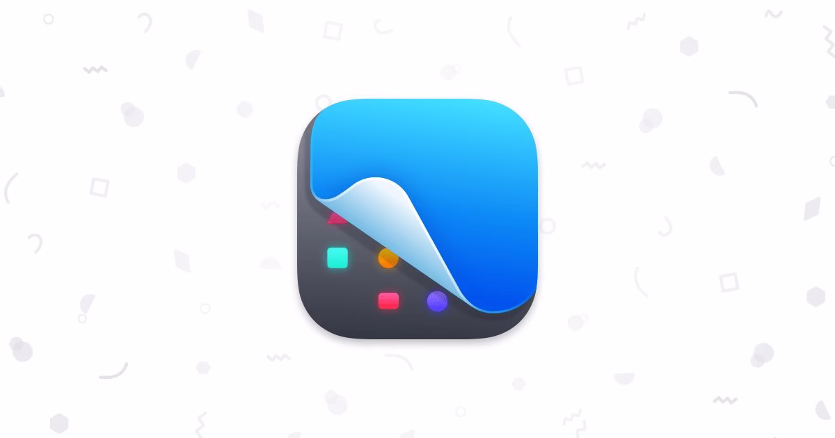 CleanShot X app icon on a light patterned background