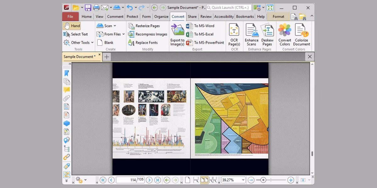 PDF-XChange homepage image for the PDF editor and reader