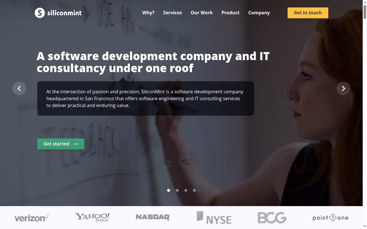 SiliconMint official homepage captured October 7, 2026