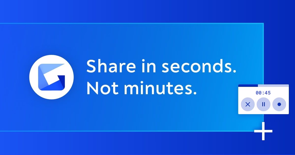 Gyazo promo image for sharing screenshots and videos instantly