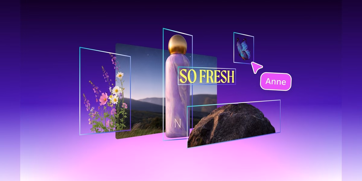 Canva Magic Layers graphic showing a photo split into separate layers