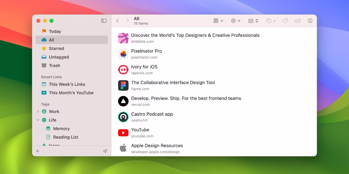 Anybox social card for the bookmark manager for Mac and iPhone