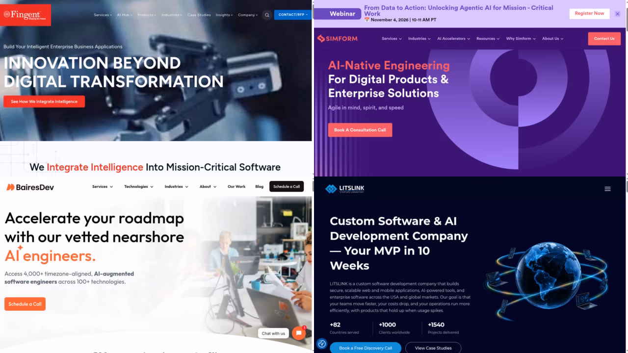 Top 20 AI App Development Companies in 2026