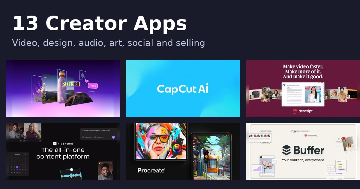 Best Creator Apps to Make, Publish and Sell Your Work