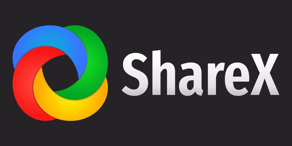 ShareX logo banner on a dark background