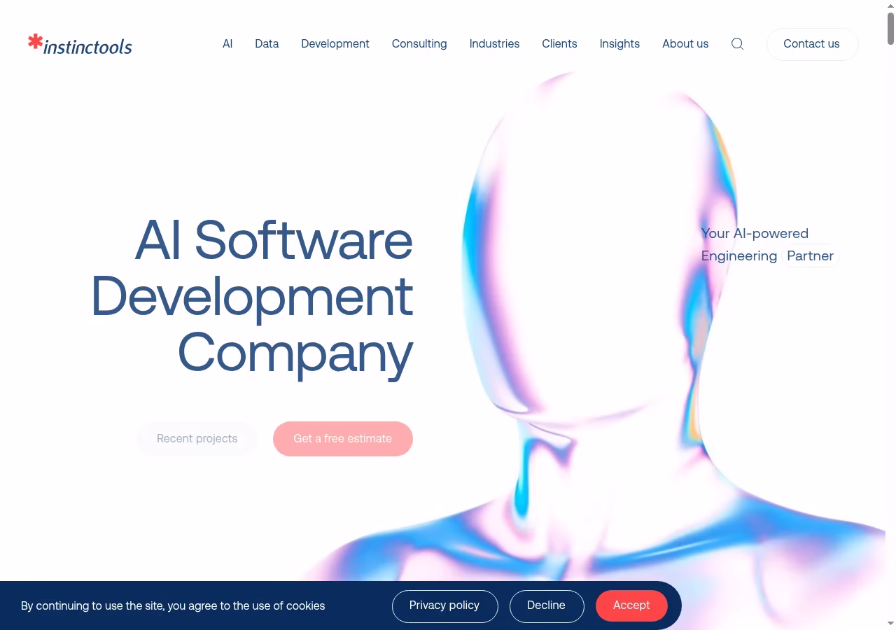 Instinctools official website, October 2026