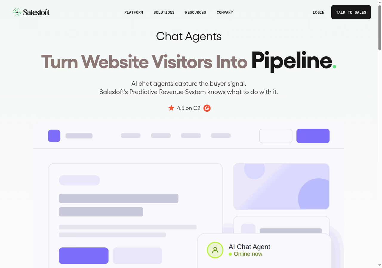 Drift / Salesloft current website checked October 5, 2026