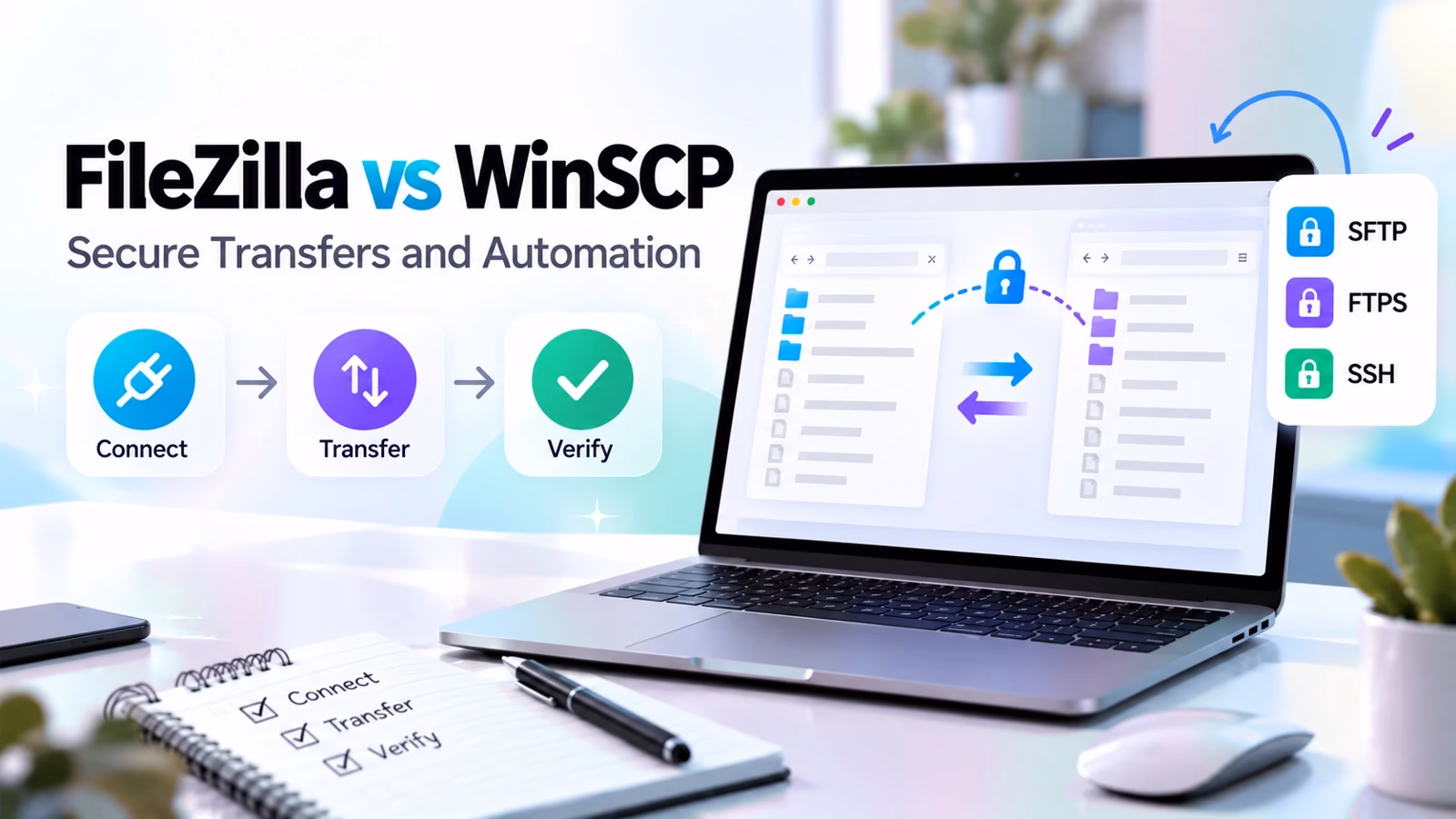 FileZilla vs WinSCP: Secure Transfers, Platforms and Automation
