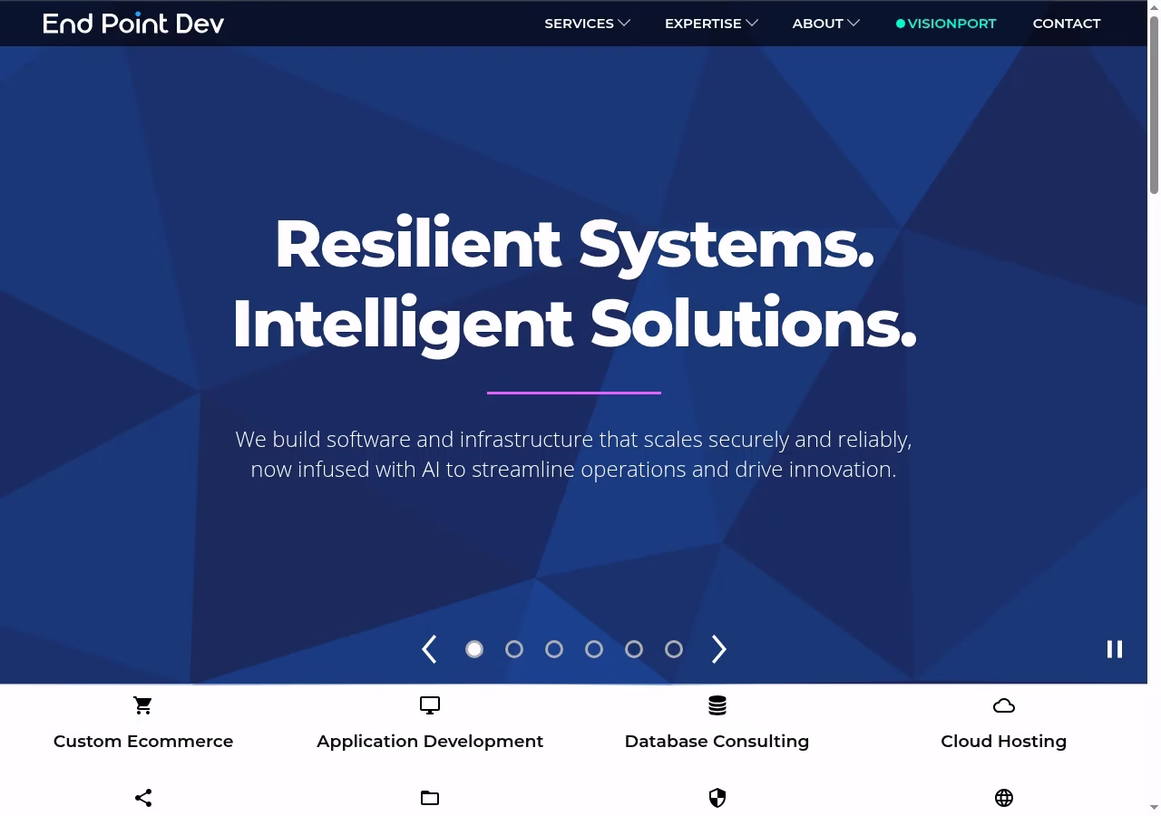 End Point Dev official website, October 2026