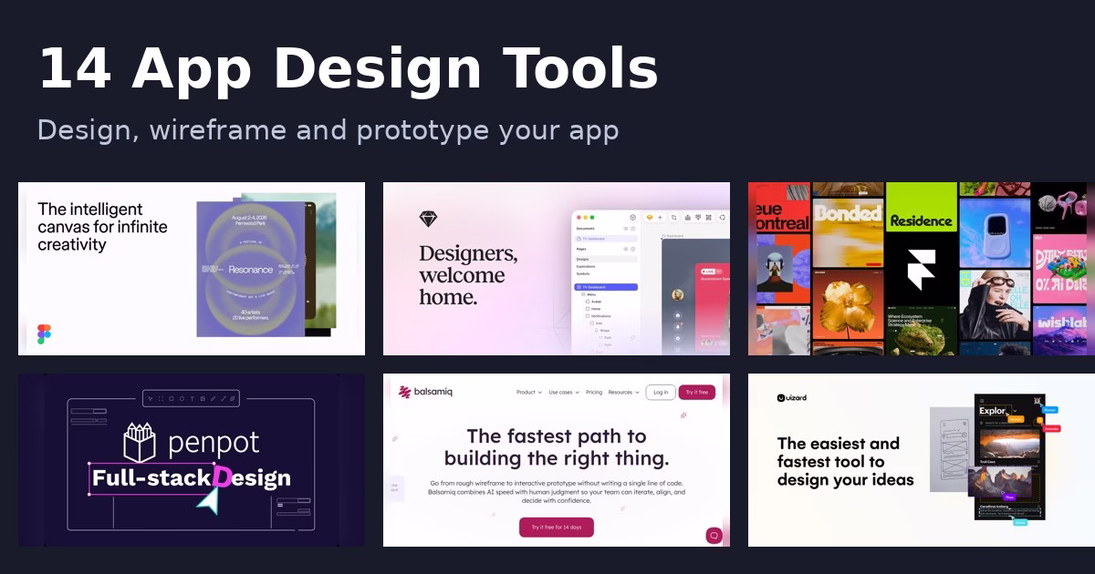 Which Tool Should You Use to Design Your App? 14 Options Compared