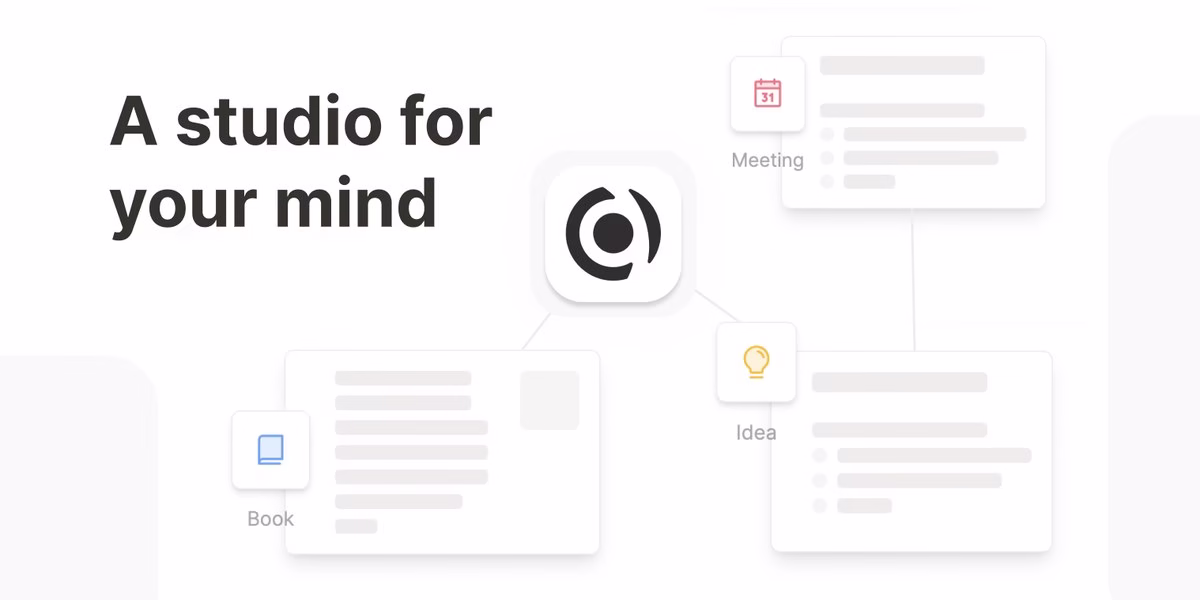 Capacities banner for the note-taking and knowledge management app
