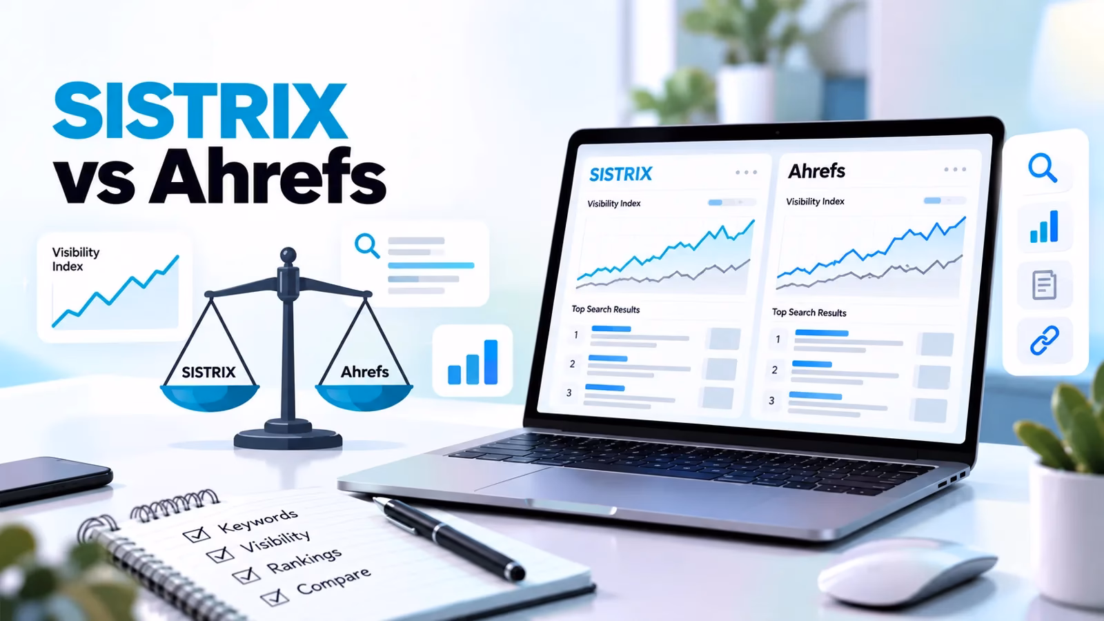 SISTRIX vs Ahrefs: Visibility, Research and Reporting