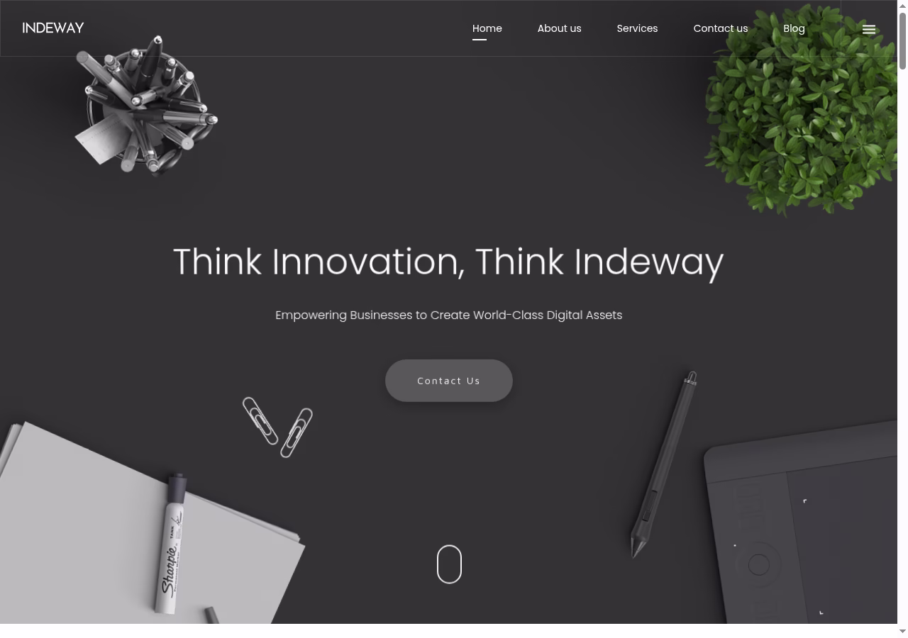 Indeway Organization website captured October 5, 2026